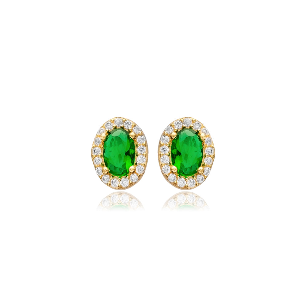 Oval emerald