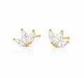 3 petal studs
