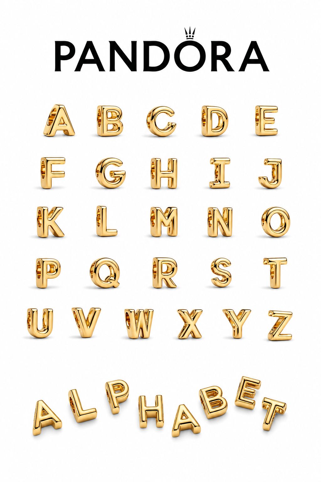 Letter charms
