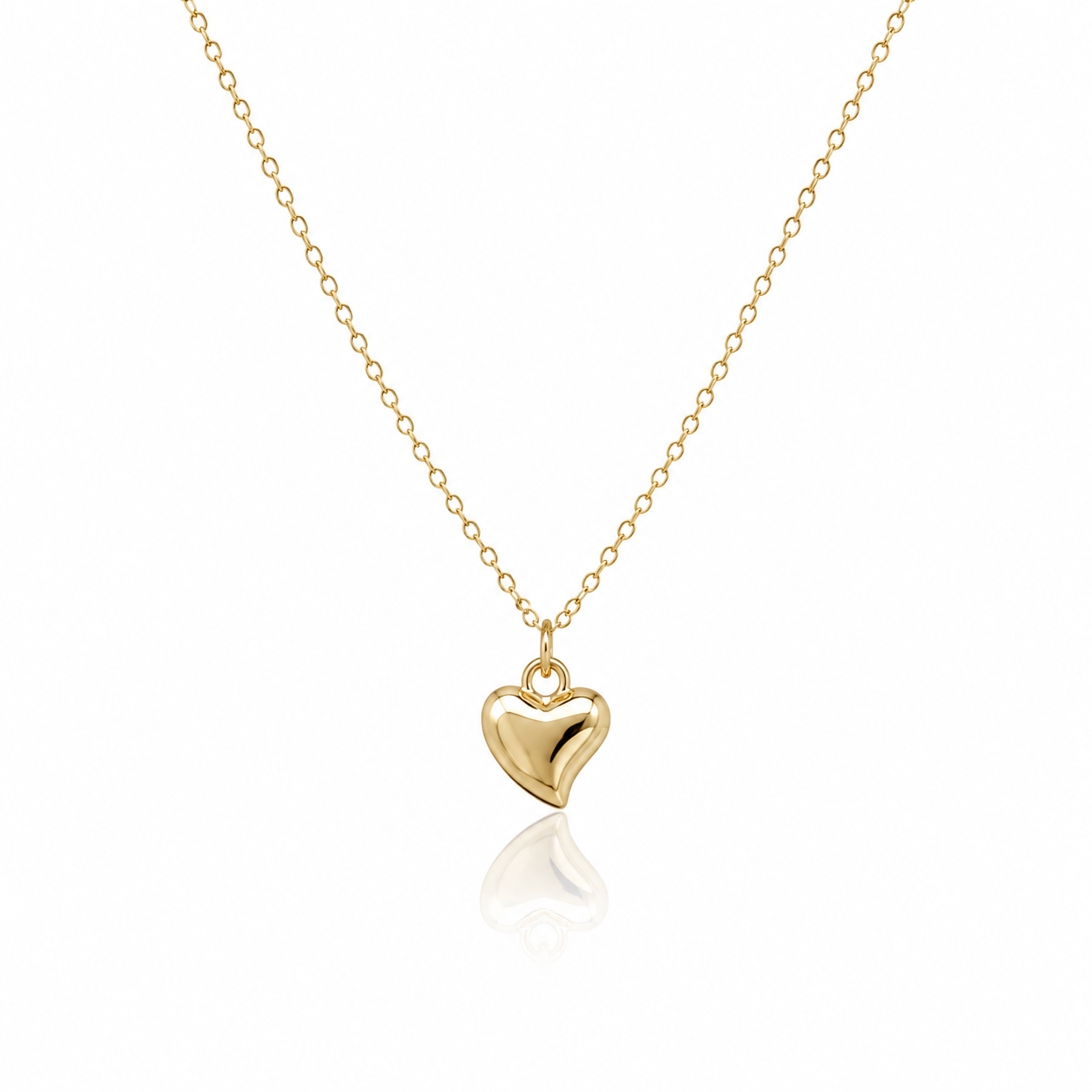 Solid Gold heart necklace