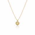 14k solid gold heart Necklace