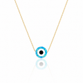 14k solid gold protection eye