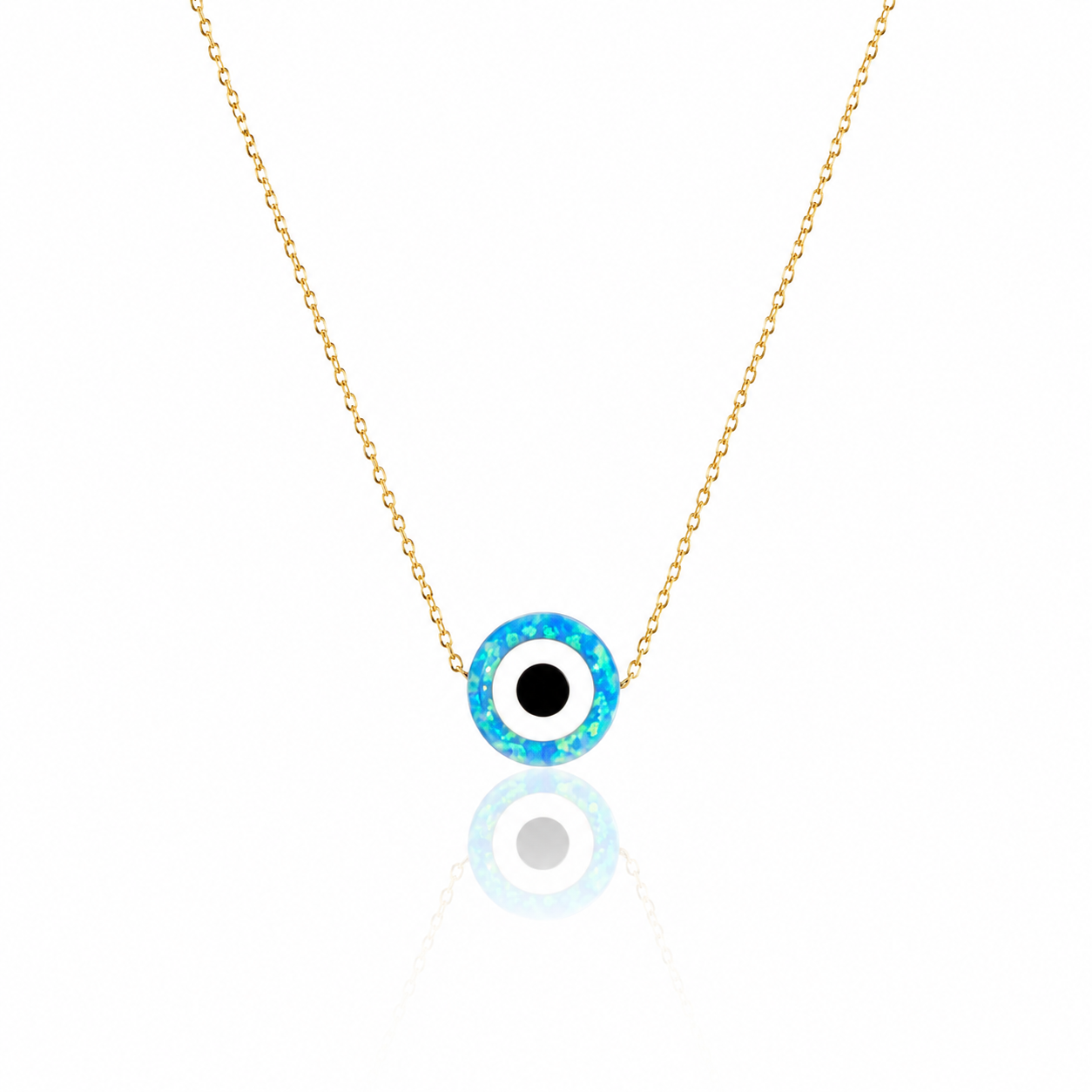 14k solid gold protection eye