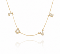 14k solid gold love