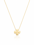 14k solid gold clover